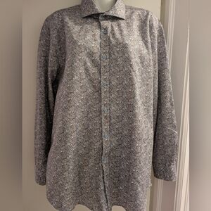 Daniel Hechter Paris. Floral Button-Up Shirt. Xl